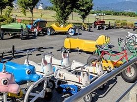 お子様と遊ぶ「おもしろ自転車」
