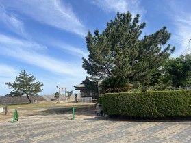 海が見える神社