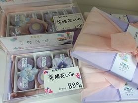 梅雨の風情を味わう和菓子「紫陽花しぐれ」