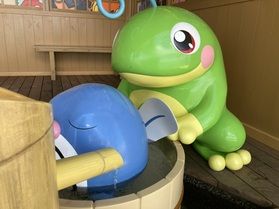 わくらポケモン足湯に行ってきました