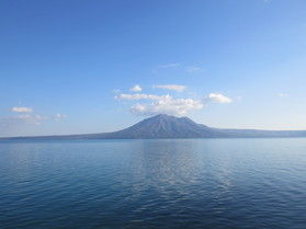 支笏湖一望できる展望台！！