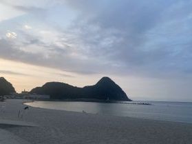 夕暮れの竹野浜