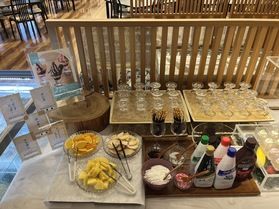 自分だけのオリジナルパフェ作り🍨