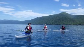 支笏湖でSUP体験 🚤 ♪