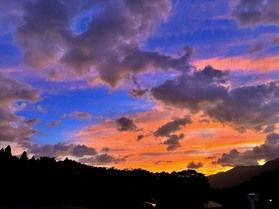 南阿蘇のマジックアワー⛰☀☁