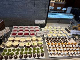 夕食ビュッフェで楽しむ、彩り豊かなデザート
