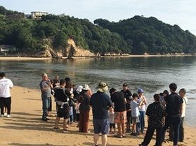カブトガニ放流会