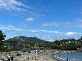 残り数日、小田の浜海水浴場８月３０日まで