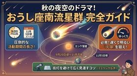 秋の夜空をじっくり楽しむ。「おうし座南流星群」