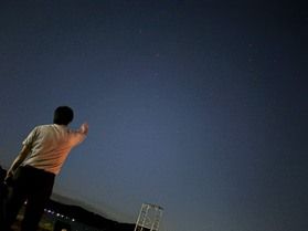 夜の楽しみ♪星空観察会