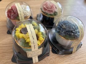 食べるのがもったいない。あんこのお花 !!