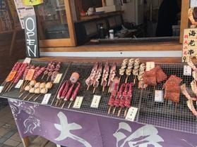 城崎温泉で見つけた！焼き立て海鮮串が美味しいNogani 