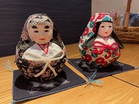 愛媛の伝統的な縁起物　【姫だるま】