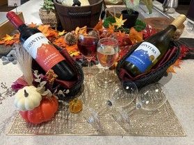 ちょっぴりワインで乾杯！！