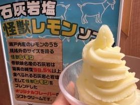 怪獣レモンとビゴズナ塩のコラボソフト🍦