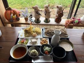 雫石町のくるみ蕎麦ランチへ