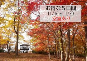  11月16日～20日のオフピーク旅がおすすめ！