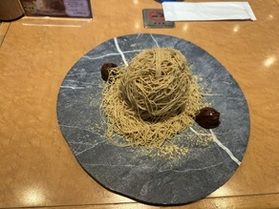 濃厚でしっとりとしたモンブラン