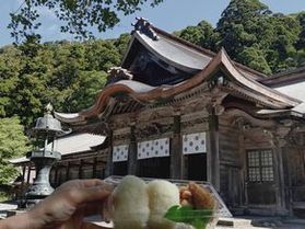 おにぎり弁当を持って大山へ