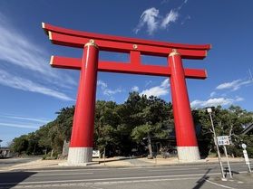 淡路島観光/おのころ島神社の大鳥居!