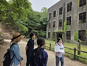 大久野島の光と影をガイドと巡るアイランドツアーに参加しました