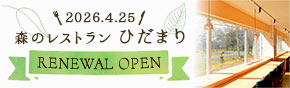 森のレストラン RENEWAL OPEN