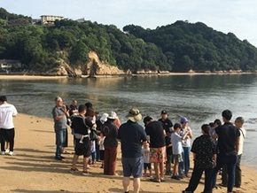 カブトガニ放流会