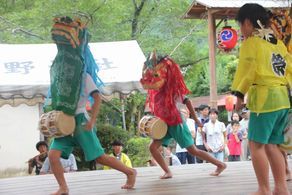 7/28.29 我野神社例大祭【2日目】「子供獅子舞」