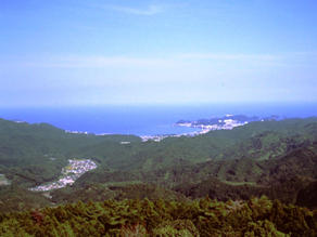 那智山の中腹より一望する大パノラマ♪