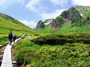網張温泉から５０分で登山スタート！秋田駒ケ岳