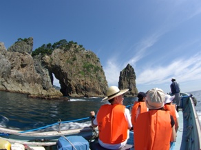 北山崎でサッパ船アドベンチャーズ！