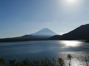 本栖湖からの富士山！
