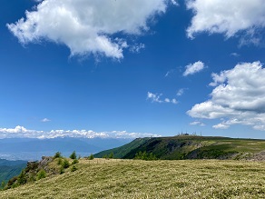 美ヶ原高原（茶臼山）に登りました