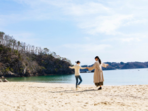大島と言ったらここ！　「十八鳴浜（くぐなりはま）」