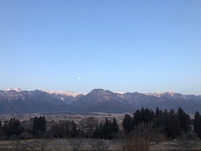 北アルプスが望めます★
