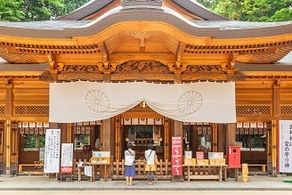 穂高神社でお参り