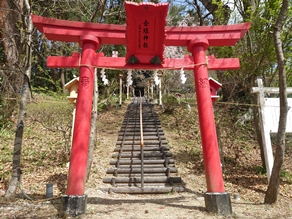 桜と金運のパワースポット「もりおかかいうん神社」