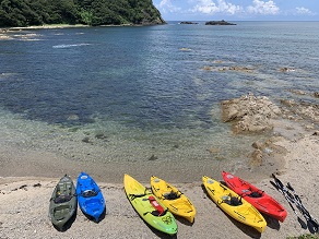 カヌーここから出発しています