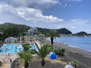 今日の海岸の様子…。