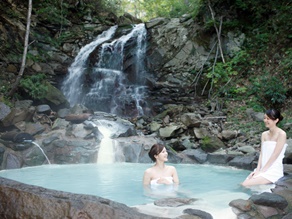 野趣溢れる「仙女の湯」をお楽しみください