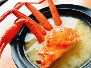 新登場！！！紅ズワイカニの味噌汁！！！