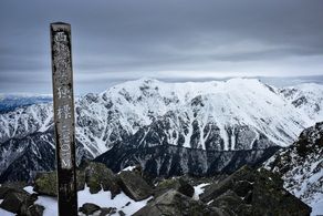 冬の西穂高登山へ