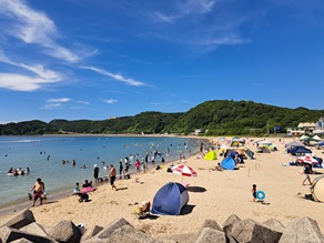 加太海水浴場の利用に便利！臨時バス停開設します！