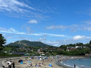 残り数日、小田の浜海水浴場８月３０日まで