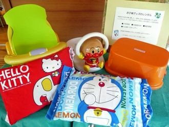 充実のお子様用レンタル