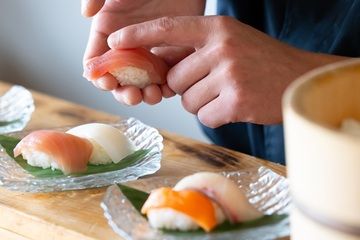 夏休み　海鮮ビュッフェ