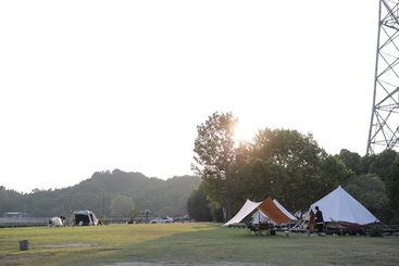 キャンプ場の風景