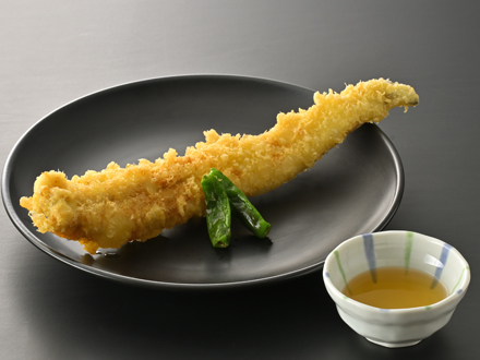 穴子天ぷら　一本揚げ