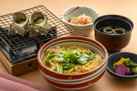 サザエのつぼ焼付サザエ丼セット