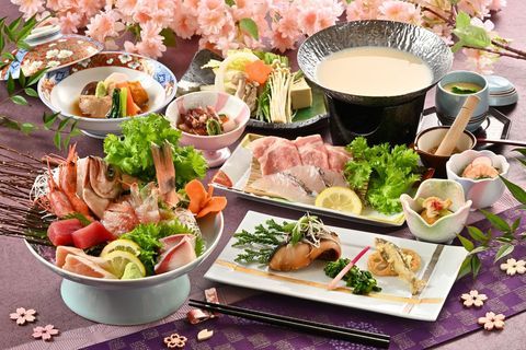 【春・夏・秋・冬】能登の里海会席